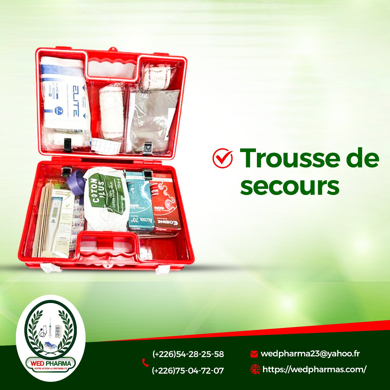 Trousse de secours/universelle renforcé